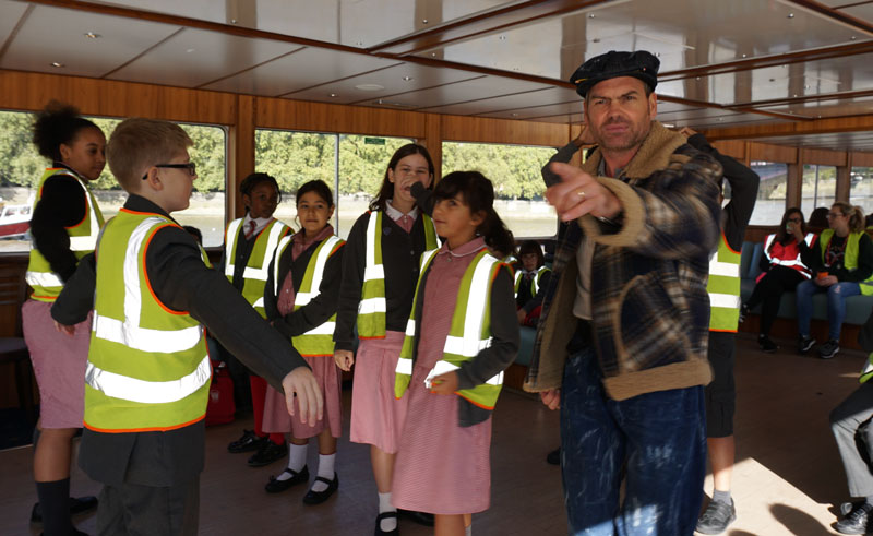 boat trip with actor